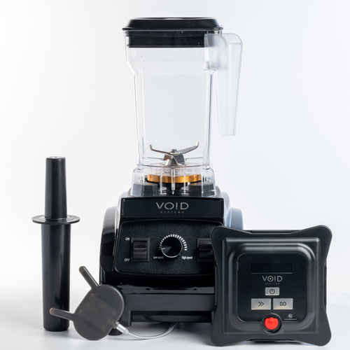 VOID Complete System blender with clear jar, VOID lid, tamper and wireless charger