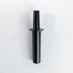 The black VOID tamper standing upright on a white background